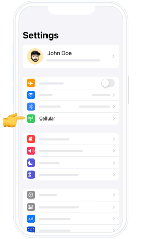 Step 1 - Open Settings